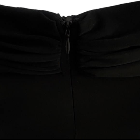 Dave & Johnny By Laura Ryner Vintage Black V-Neck Gown w/ Bling Size 11/12 EUC! - Picture 3 of 16